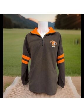 Cleveland Browns NFL Football Cleveland Ohio 1/4 Zip Pulliver Sweatshirt Sz L